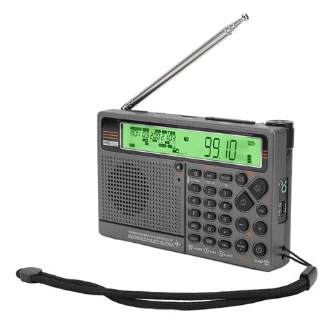 Portable Shortwave Radio, Battery Operated SW, FM, MW Coverage, AIR, V ...