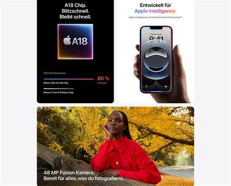 iPhone 16e 128 GB: Entwickelt für Apple Intelligence, A18 Chip ...