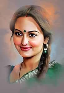 wallpics® Sonakshi Sinha Photo Paper Posters (13 Inch X 19 inch ...