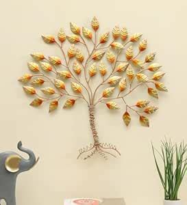 vedas Darshi Metal Contemporary Design Golden Tree Of Wisdom & Life ...