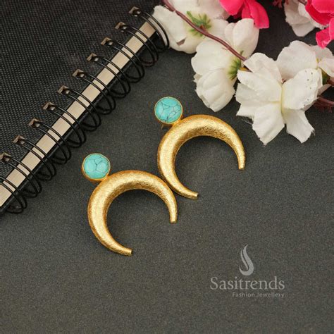 Stylish Gold-Plated Monalisa Stone Earrings for Every Occasion – Sasitrends
