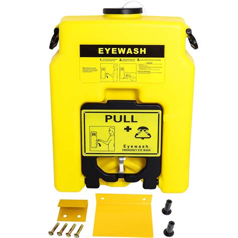 Portable Eye Wash Station 14 Gallon Emergency Eyewash Station Wall ...