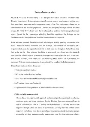 Unit 5 Concrete technology - UNIT- High strength concrete: High ...