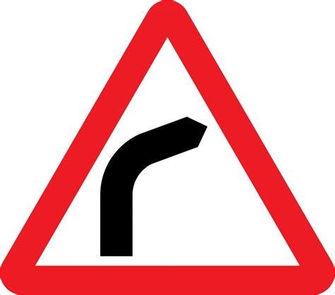 Bend to right road sign - Road Traffic Warning - We Do Safety Signs