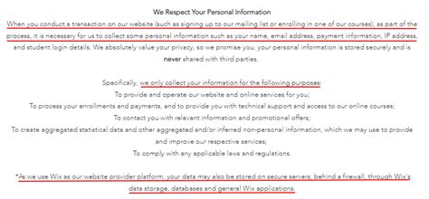 Image result for Wix Privacy Policy Tutorial