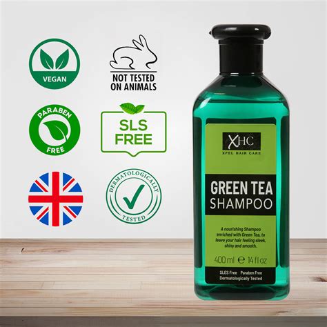 Green Tea Shampoo & Conditioner With Green Tea Extract & Tea Tree Oil ...