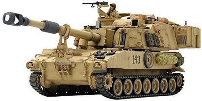 Tamiya Models M109A6 Paladin Us Self-Propelled Howitzer Hobby Model Kit ...