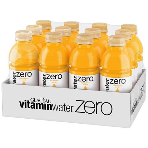 GLACÉAU VITAMIN WATER ZERO SUGAR RISE ORANGE 591mL – Canteen Canada