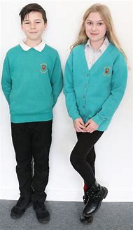 Image result for Green School Uniform with Purple Bag