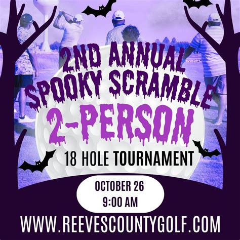 2nd Annual Spooky 2-Person Scramble, 88 Starley Drive, Pecos, TX ...
