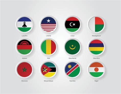 African Country Flags 的图像结果