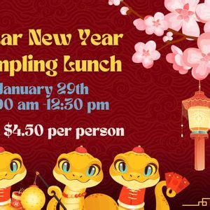 Lunar New Year Dumpling Lunch, 2701 W. Memorial Drive, 85086, New River ...