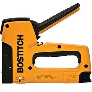 BOSTITCH Stapler, Outward Clinch, Stapling Tacker 14MM Max (T6-8OC2 ...