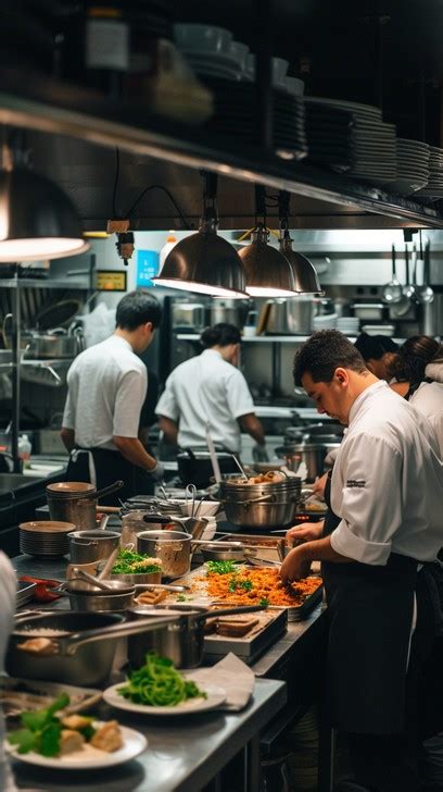 Busy Restaurant Kitchen Window 的图像结果