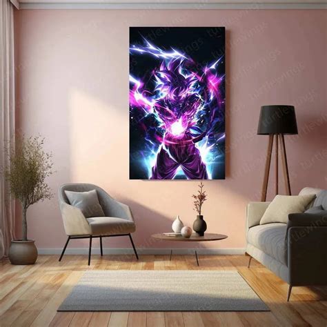 Goku Metal Poster – Iconic Dragon Ball Z Art | Powerful Super Saiyan W ...