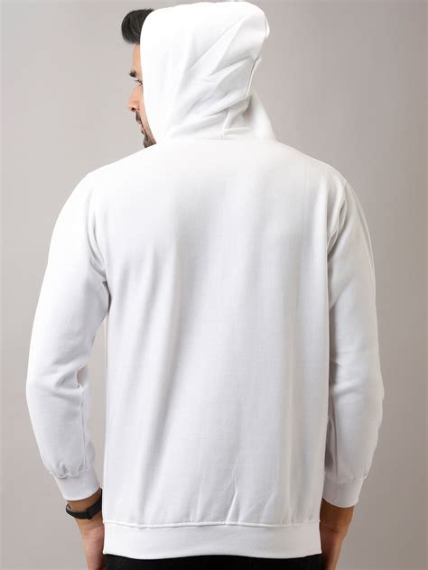 WHITE SOLID SWEATSHIRT – feranoid