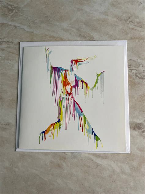 Paint Splash Dance Single Greeting Cards – Limbers Dancewear