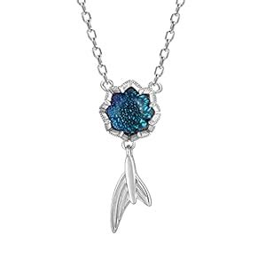 GIVA 925 Silver Fin in Ocean Necklace | Gifts for Girlfriend,Pendant to ...