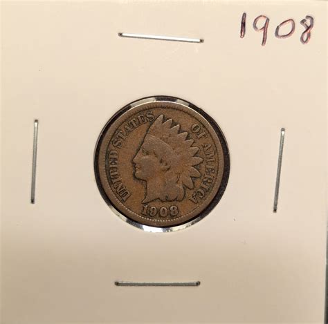 1908-P Indian Head Cent - Nice Shape - For Sale, Buy Now Online - Item ...