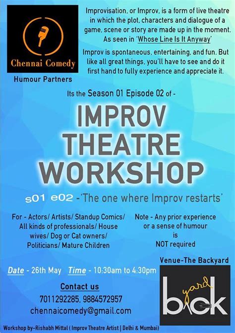 Improv-Theater Workshop By Walking Bird Theatre | LBB