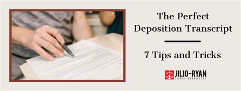 Image result for Deposition Transcript Form