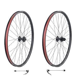 Buy WEEROCK Bike 26 Inch MTB Wheel Set Aluminium Alloy Double Wall Rims ...