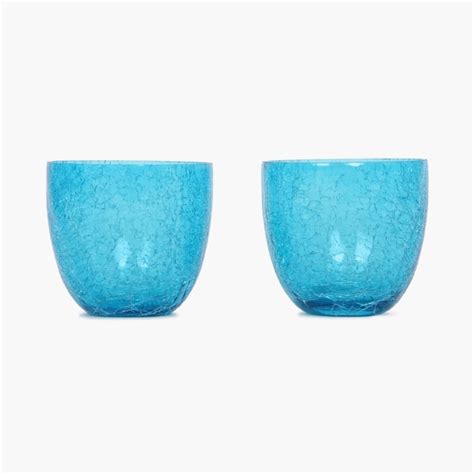 Buy Splendid Crackle Candle Holder - Set Of 2 from Home Centre at just ...