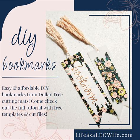 DIY Dollar Tree Bookmark: Turn Cutting Mats into Cute Page Savers