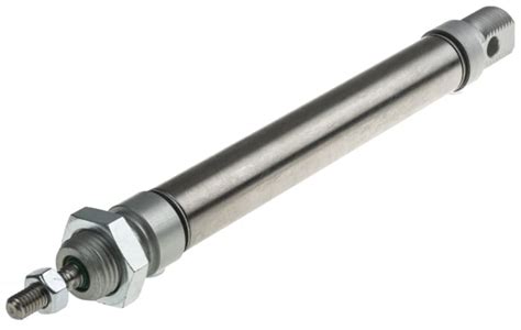 RS PRO | RS PRO Pneumatic Piston Rod Cylinder - 16mm Bore, 80mm Stroke ...