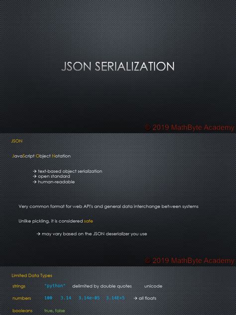 JSON Serialization 的图像结果