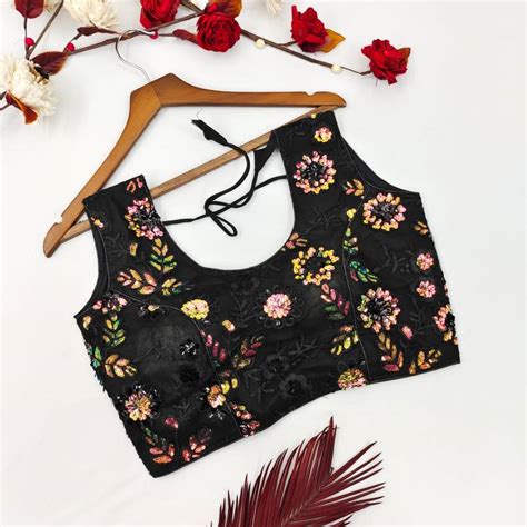 Important Net Flower Blouse
