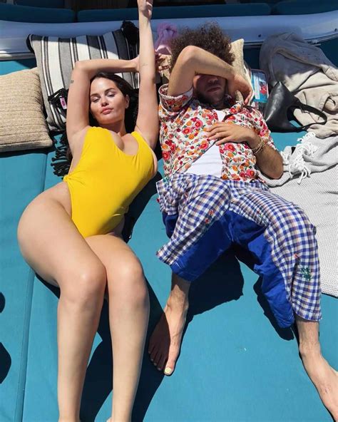 See Selena Gomez's Bright Yellow One-Piece Swimsuit