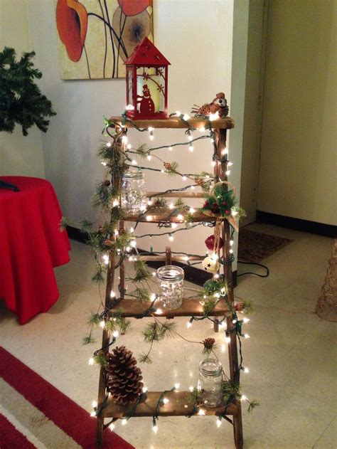 Image result for Nativity Set Ladder Tree