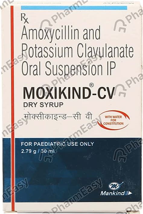 Moxikind Cv Bottle Of 30ml Dry Syrup: Uses, Side Effects, Price ...