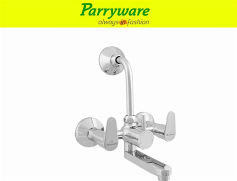 Parryware Uno Wall Mixer 2 in 1 with Overhead Shower Provision set of 1 ...