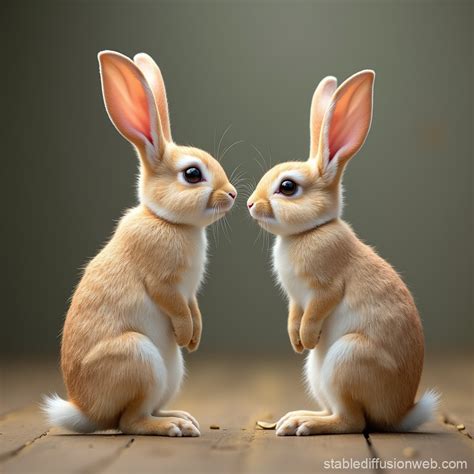 Stable Diffusion Rabbit 的图像结果