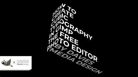 Image result for GIMP Typography Tutorial