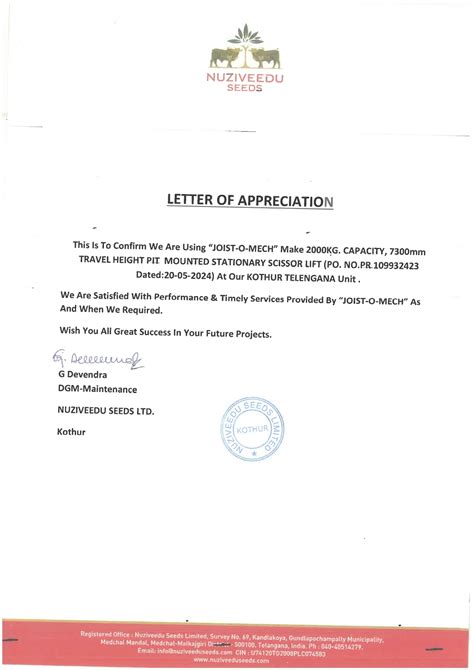 JOIST-O-MECH - Certificates