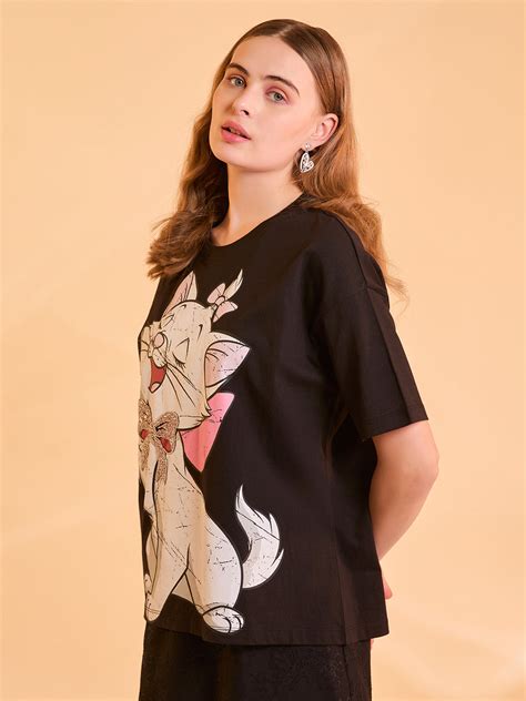 Aristocats Â© Disney Oversized Drop Shoulder T-Shirt | Printed T-shirts ...