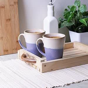 Buy Miah Décor MDCF-03 Stoneware Classic Multicolor Coffee Mugs Set of ...