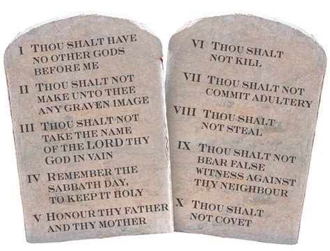 Printable Ten Commandments