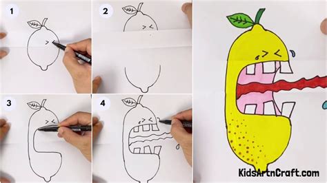 Image result for Simple Inside Lemon Drawing