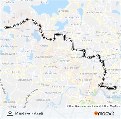 41d Route: Schedules, Stops & Maps - Mandaveli (Updated)