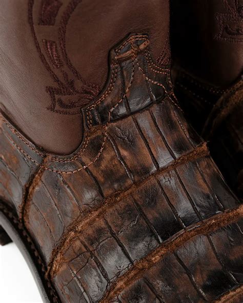 Botas Vaqueras de Piel de Cocodrilo Para Hombre | Vaquero Vaquera
