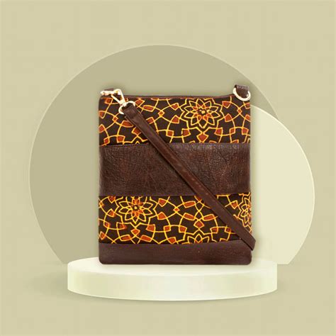 Mughal Art Block Printed Sling Bag – Crafthues