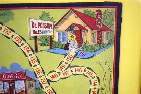 "Uncle Wiggily's Bungalow c1916 Milton Bradley Board Game"