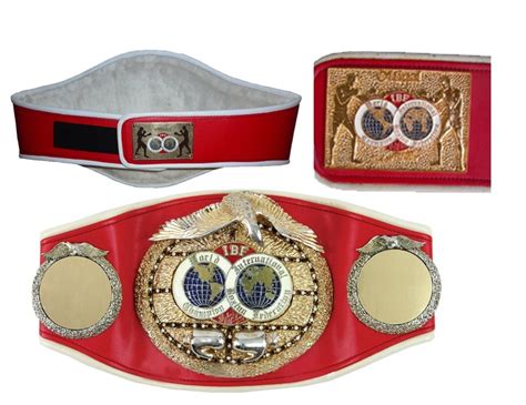 IBF Championship Belt Boxing Legends Gold plated Replica Belt 1:1 Size ...