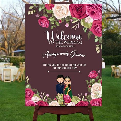Wedding welcome signage 60 photos - Vianawedding.com