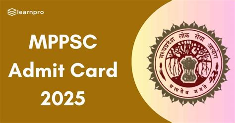 Image result for MPPSC Admit Card PDF
