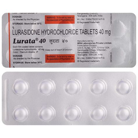 Lurata 40 - Strip of 10 Tablets : Amazon.in: Fashion
